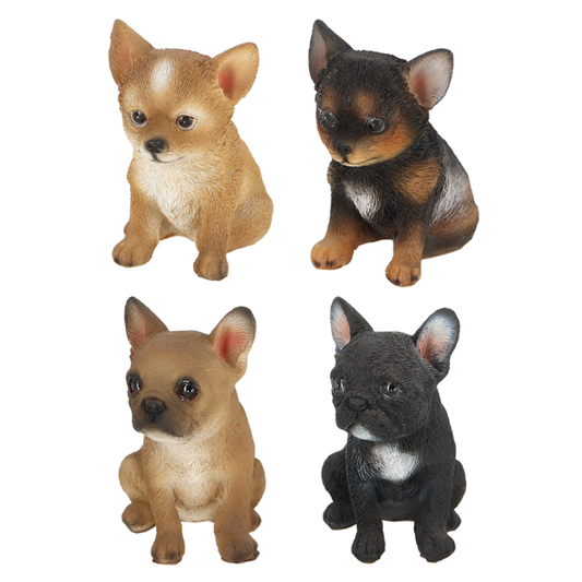 Resin Sitting Puppy