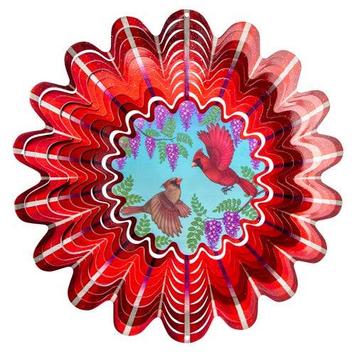 Animated Cardinal - Large Wind Spinner