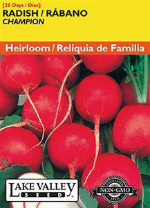 RADISH CHAMPION  HEIRLOOM