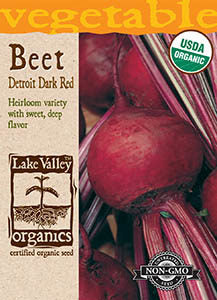 ORGANIC BEET DETROIT DARK RED   HEIRLOOM