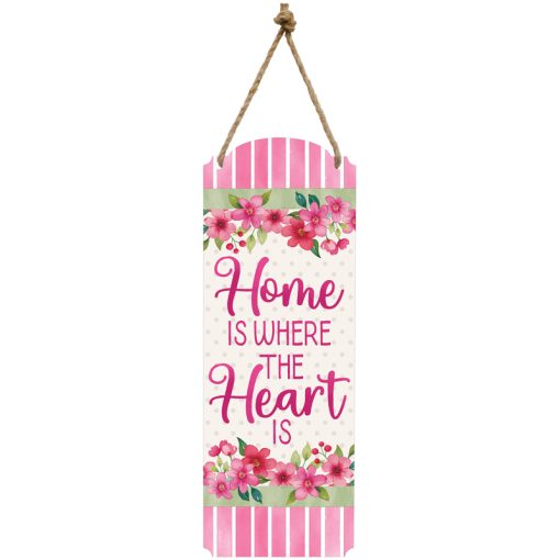 "Floral Heart" 18" Metal Wall Décor