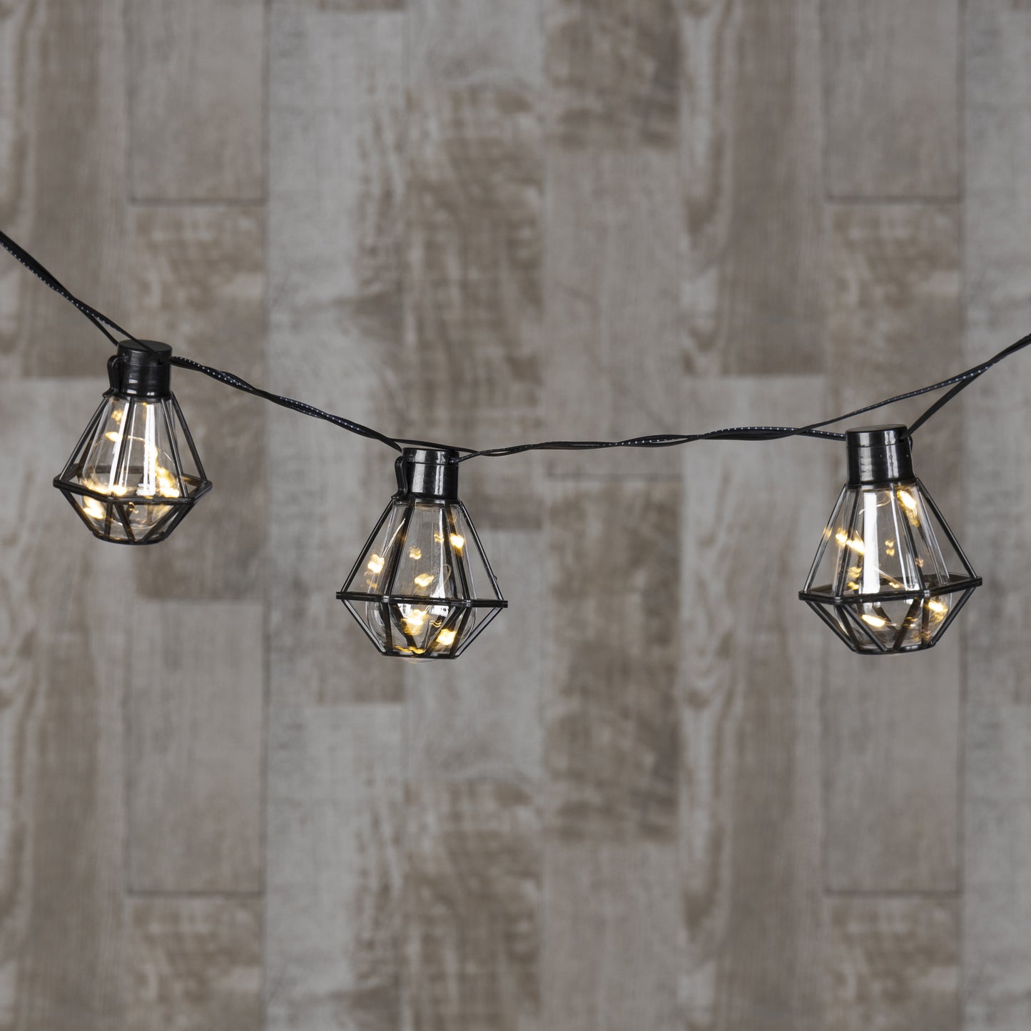 10 Patio Lights Garland with Plastic Shade