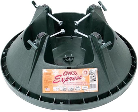 Cinco Plastic Black Christmas Tree Stand 12 ft. Maximum Tree Height