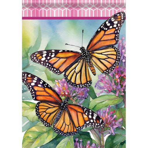 "Butterflies & Milkweed" Dura Soft™ Flag