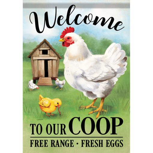 "Our Coop" Dura Soft™ Garden Flag
