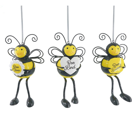 Bee with Spring Saying