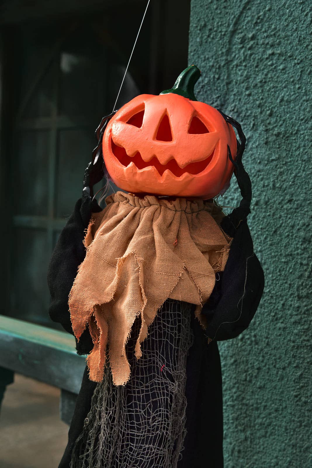 47.2" Halloween Hanging Pumpkin Man Outdoor Decorations