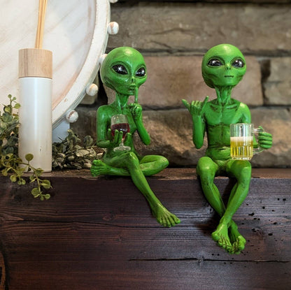 Party Alien Shelf Sitters 10" tall Figurine