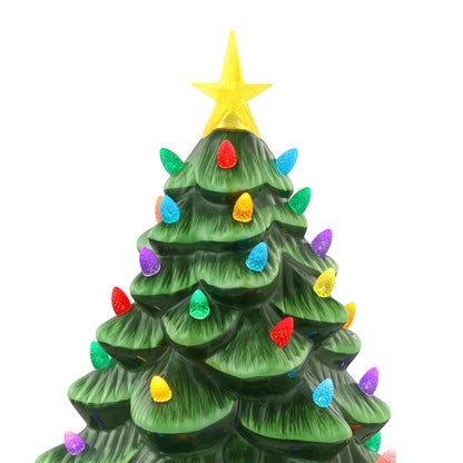 14" Nostalgic Tree - Green