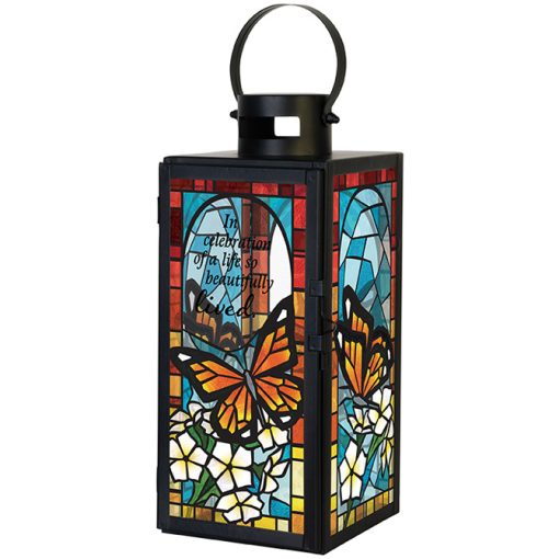 "Celebration of Life" Stained Glass Lantern