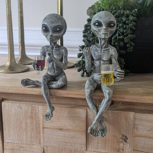 Party Alien Shelf Sitters 10" tall Figurine