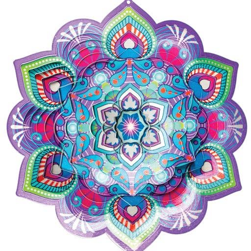 Lotus Mandala - Large Wind Spinner