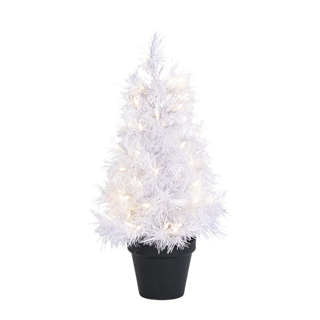 2' Tall White LED Tree