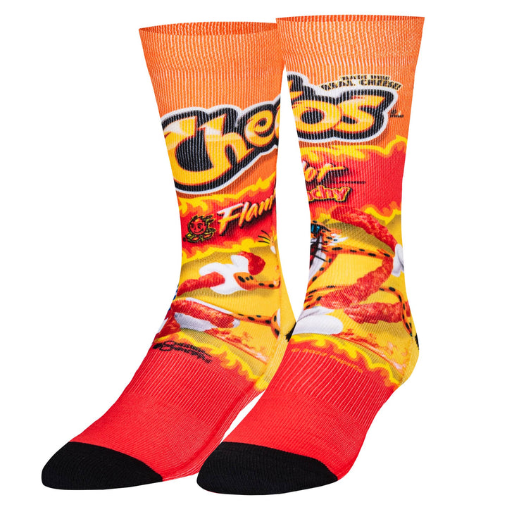 Cheetos Flamin Hot - Mens Crew Straight - Odd Sox