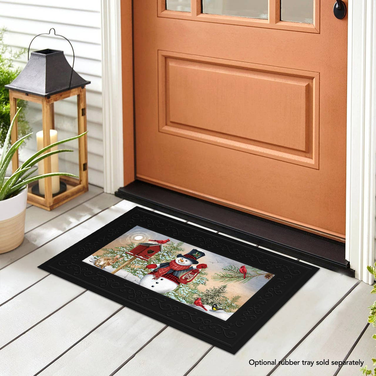 Snowman and Friends Mini Mat