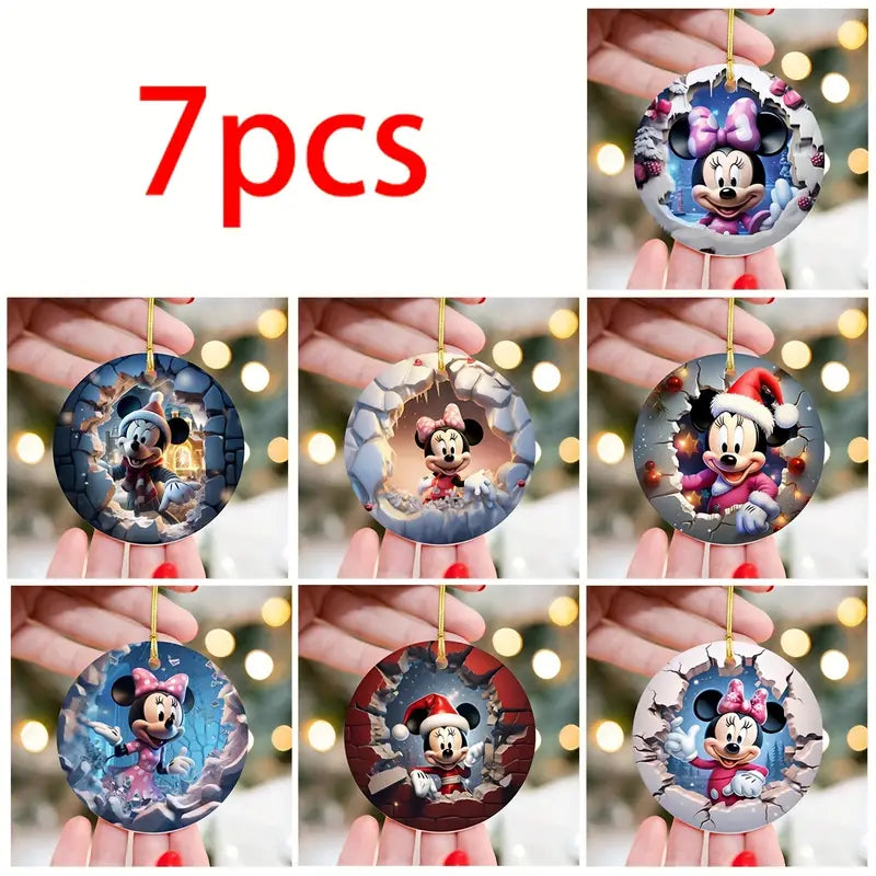 Micky & Minnie Christmas Ornament