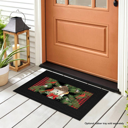 Holiday Bird Gathering Mini Mat