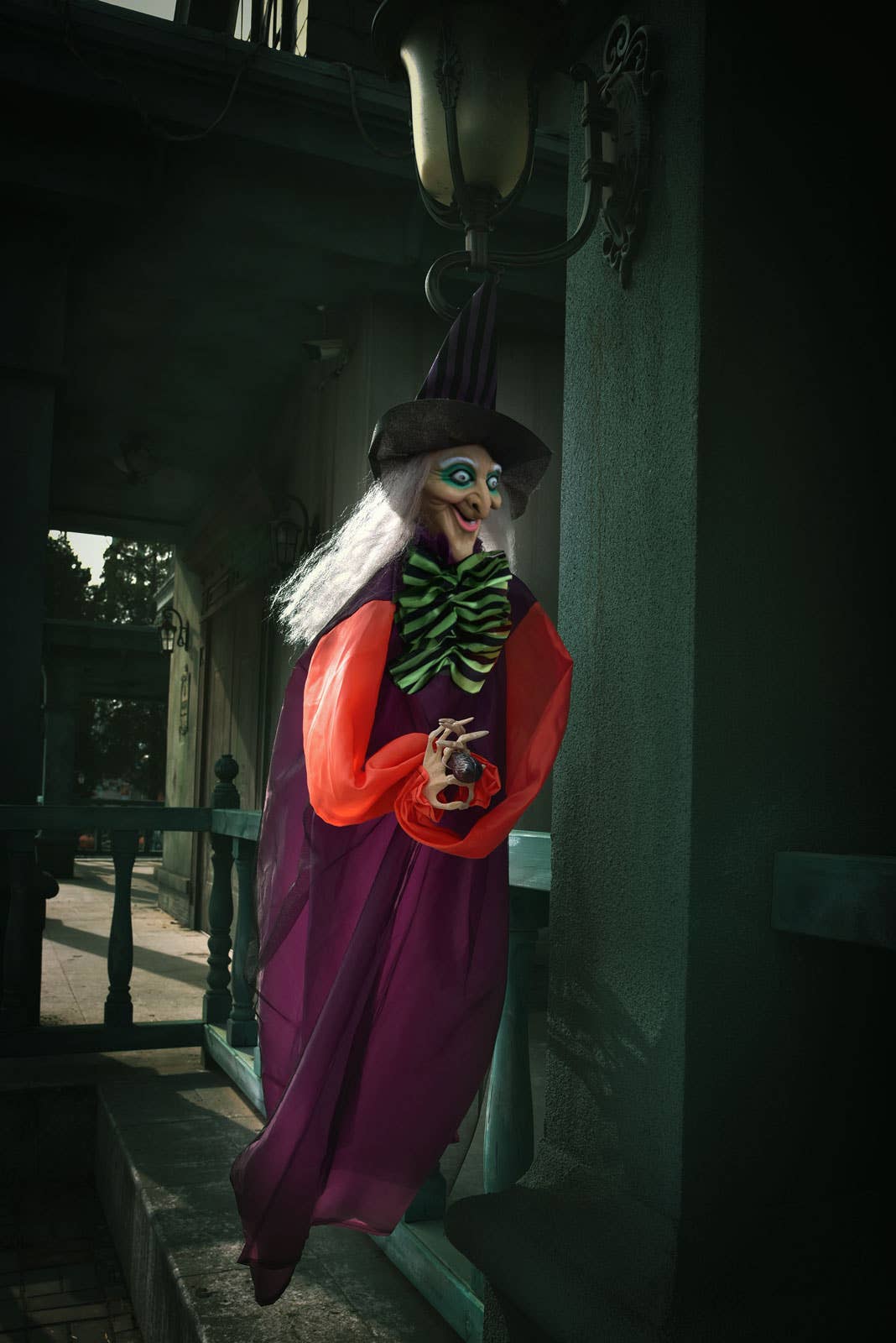 49" Hanging Animated Witch