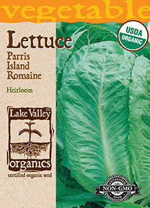 ORGANIC LETTUCE ROMAINE PARRIS ISLAND HEIRLOOM