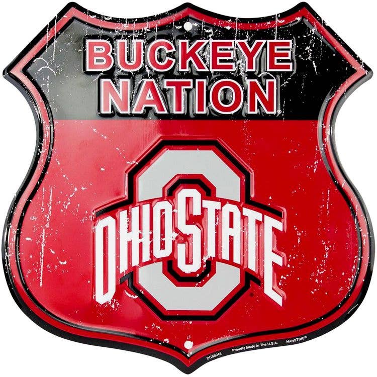 OH State Buckyeye Nation - Shield Signs