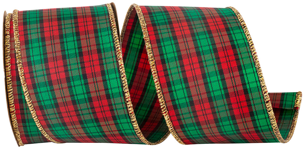 TARTAN PLAID CLASSIC WIRED EDGE