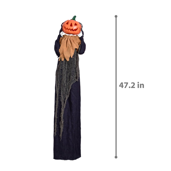 47.2" Halloween Hanging Pumpkin Man Outdoor Decorations