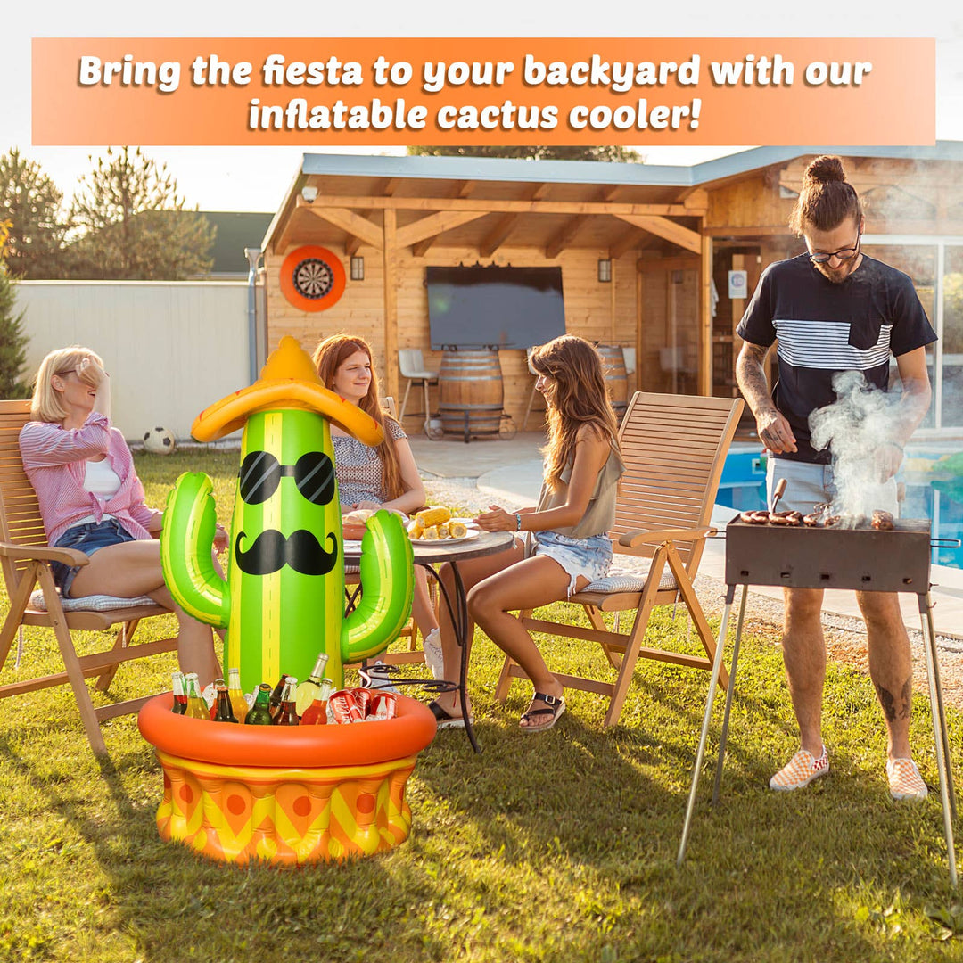 Cactus Inflatable Cooler, Pool Party Decor