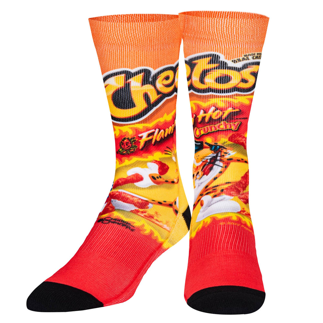 Cheetos Flamin Hot - Mens Crew Straight - Odd Sox