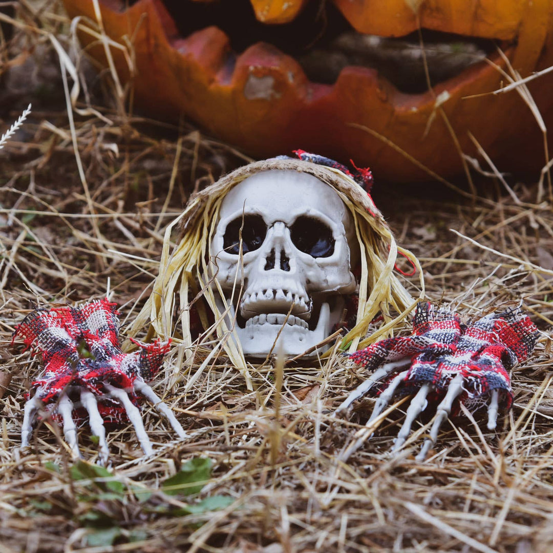 Halloween Skeleton Stakes Pumpkin Outdoor Decorations