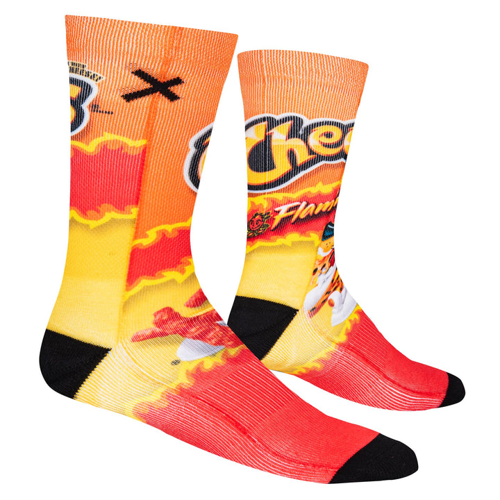 Cheetos Flamin Hot - Mens Crew Straight - Odd Sox