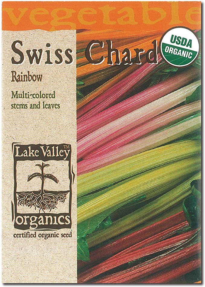 ORGANIC SWISS CHARD RAINBOW  HEIRLOOM