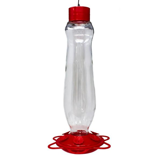 Glass Bottle 32oz Hummingbird Feeder