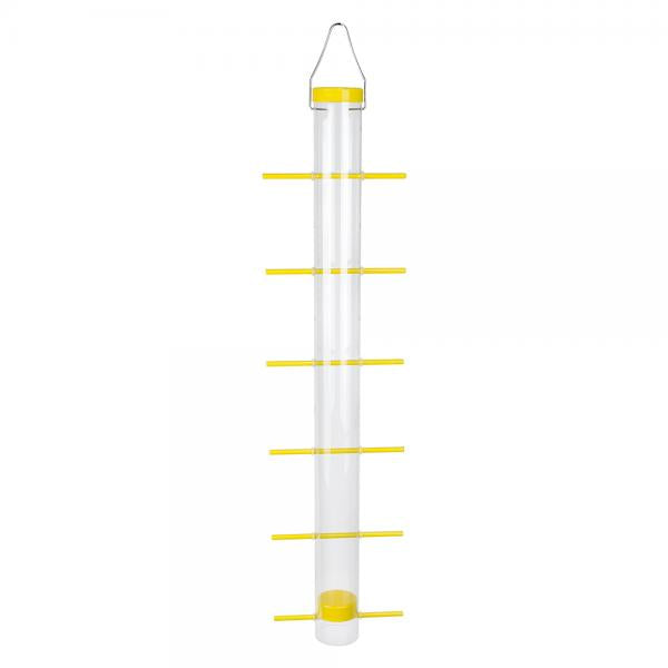 Yellow Single Tube Finch Feeder