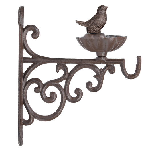 Bird Feeder on Cast Iron Bracket