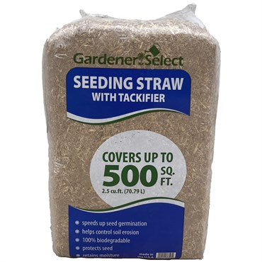 Gardener Select® Seeding Straw - 2.5cu ft - With Tackifier