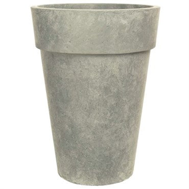 15" Euro Tall Planter - Faux Concrete