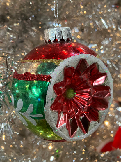 3" VINTAGE REFLECTOR ORNAMENT