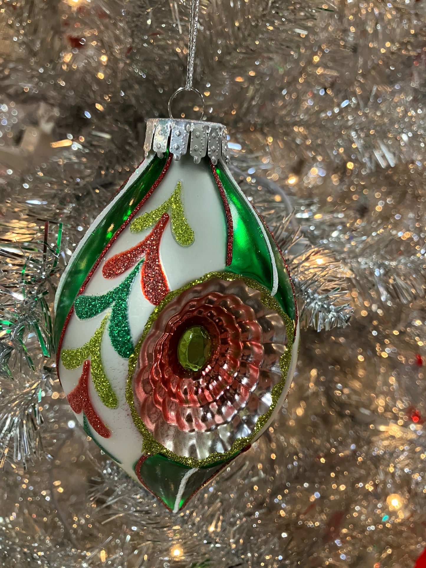 3" VINTAGE REFLECTOR ORNAMENT