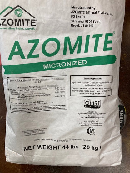 Azomite Dust Form