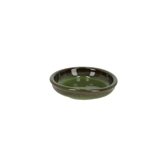 Kokedama Saucer Ceramic Green Small