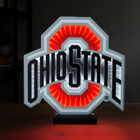 Ohio State Buckeyes LED Infinity Logo Light