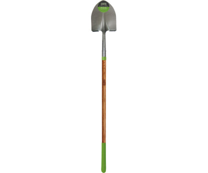 Ames Long Wood Handle Round Point Shovel