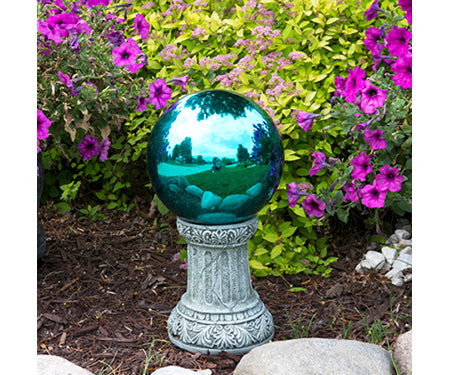 10" Teal Gazing Globe