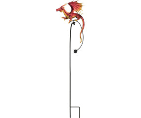 Red Dragon Rocking Stake – Pandy's Garden Center