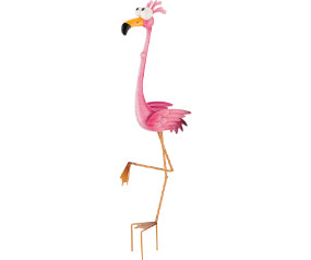 Goofy Bird Flamingo Stake