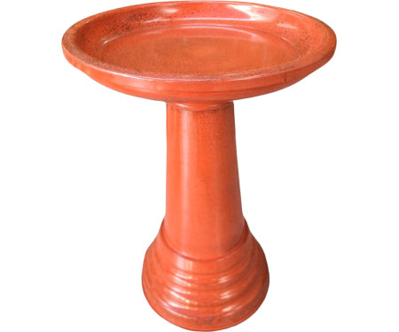 18" Metal Birdbath