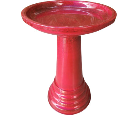 18" Metal Birdbath
