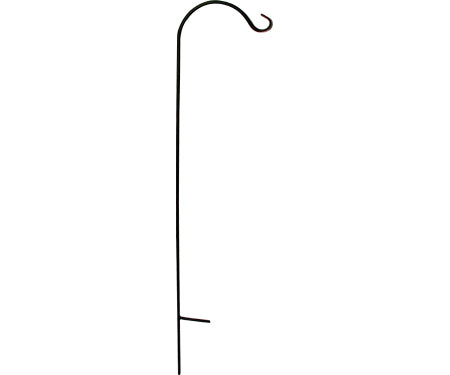 Single Hook Wrought Iron Crane (48" H / Single - Black)
