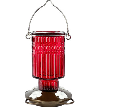 Carnation Antique Gravity Hummingbird Feeder 22oz