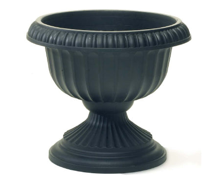 12" Grecian Urn Black